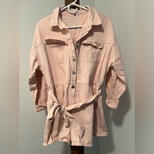 Cloud ten jean romper‎